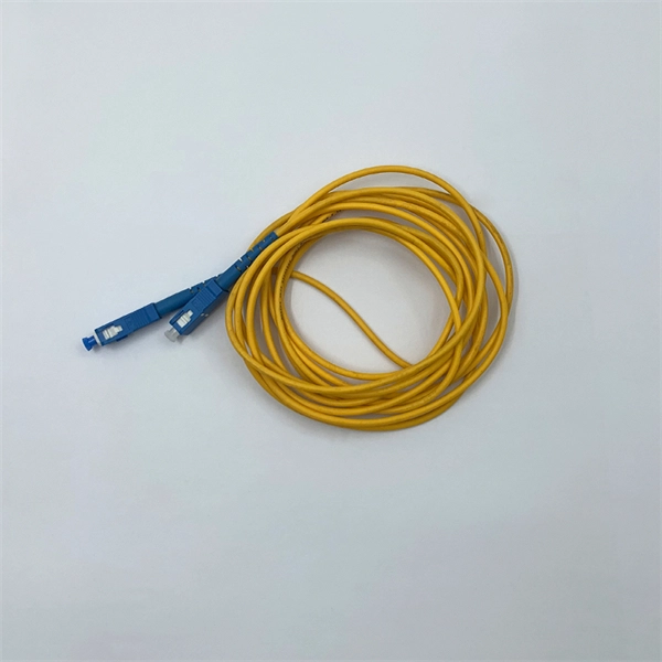 Fiber optic cable entering the low-voltage room